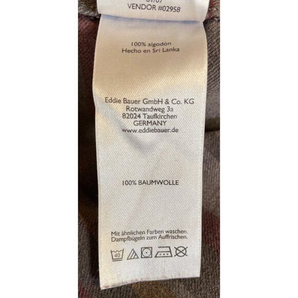 Eddie Bauer Mens Size TXL Multicolor Striped Button Up Long Sleeve Relaxed Shirt - Picture 11 of 11